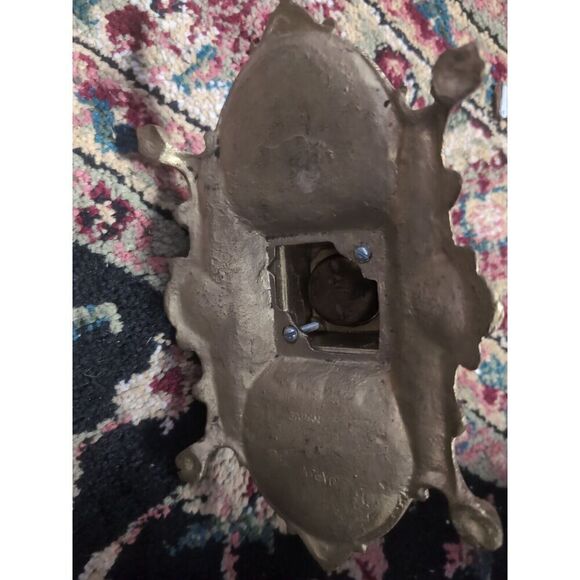 Vintage Ornate Solid Brass Ink Well Made In Japan - Picture 5 of 5